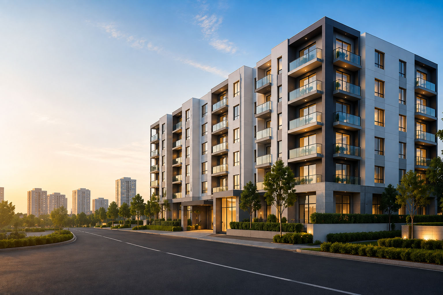 Modern Apartment Building